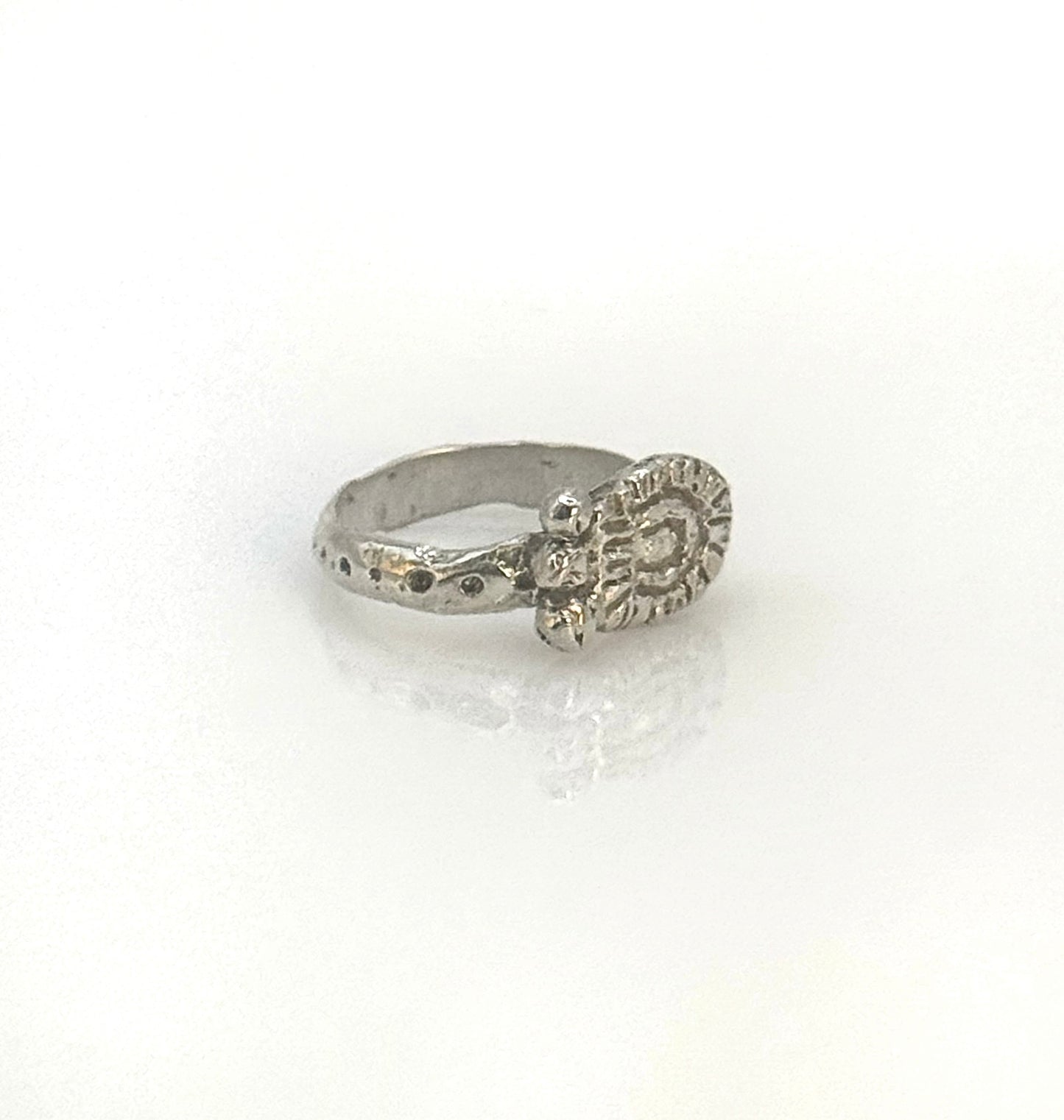 Ashur Silver Pinky Ring
